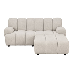 Taza 2,5-Sitzer Modulsofa mit Hocker