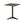 Bistrotisch – Aluminium