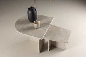Sala Couchtisch Tisch 1: 60 cm Tisch 2: 40 cm x Tisch 1: 60 cm Tisch 2: 40 cm Beige
