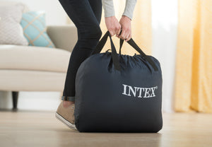 INTEX Ultra-Plüsch-Luftmatratze – Braun, Einzelbett