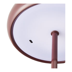 Margate Tischleuchte Ø16 cm – Bordeaux