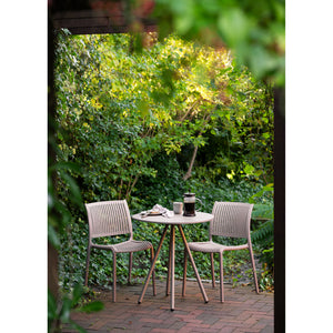 Manzano Outdoor Essstuhl – 4er-Set Taupe