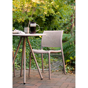 Manzano Outdoor Essstuhl – 4er-Set Taupe