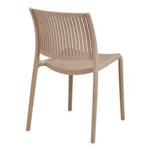 Manzano Outdoor Essstuhl – 4er-Set Taupe