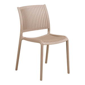 Manzano Outdoor Essstuhl – 4er-Set Taupe