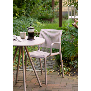 Manzano Outdoor Essstuhl – 4er-Set Taupe